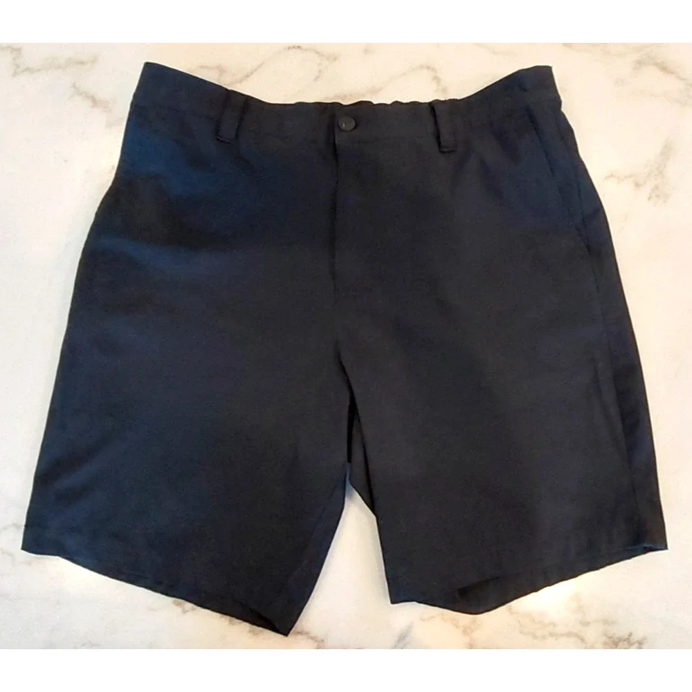 BANANA REPUBLIC Mens‎ Pageant Dark Blue Comfort Flat Front Shorts SIZE 38